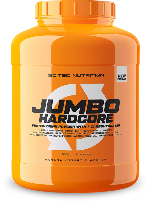 SciTec Jumbo Hardcore, Bananenjoghurt – 1530 Gramm