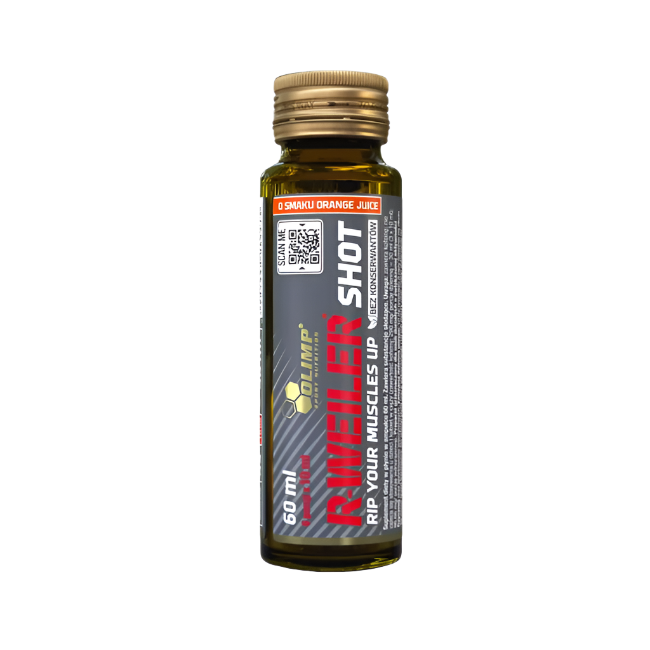 Olimp R-WEILER Shot | Liquid Pre-Workout | Energy & Performance Boost 9 x 60ml