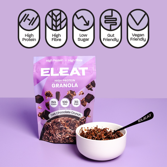 Eleat High Protein Granola – 15g Protein, Low Sugar, High Fibre Breakfast