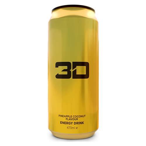 3D Energy Drink 12x473ml 473ml Erdbeerlimonade