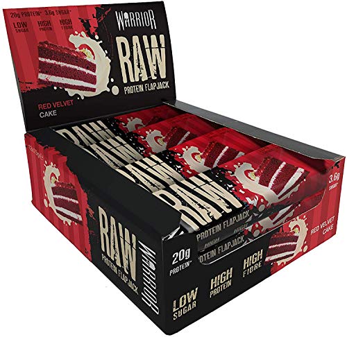 Warrior Raw Protein Flapjack Brownie au Chocolat 12 barres