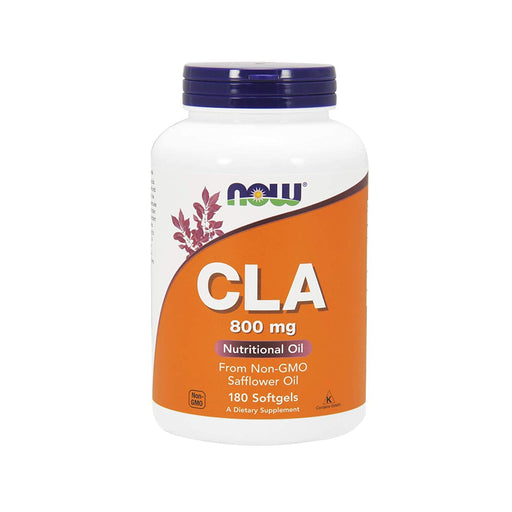 NOW Foods CLA, 800mg - 180 softgels | High-Quality Slimming and Weight Management | MySupplementShop.co.uk