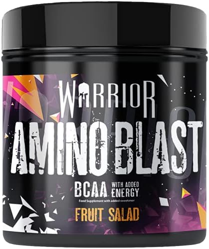 Warrior Amino Blast – 270 g – verzweigtkettiges Aminosäurepulver (BCAA) – hilft beim Aufbau schlanker Muskeln und beschleunigt die Regeneration (Grape Bubblegum)