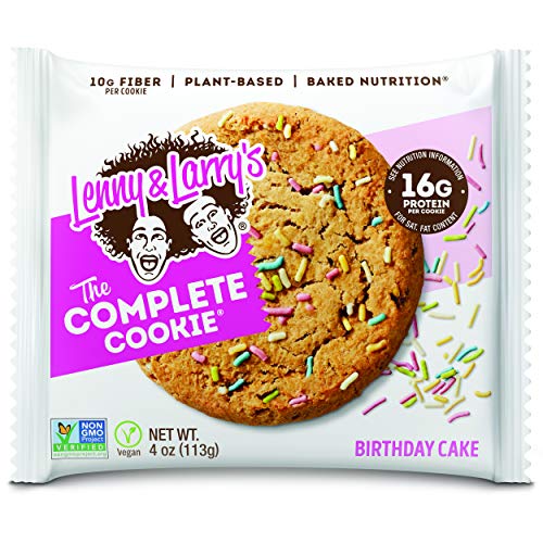 Lenny & Larry's Complete Cookie 12x113g - Birthday Cake - Protein Cookie at MySupplementShop by Lenny & Larry's