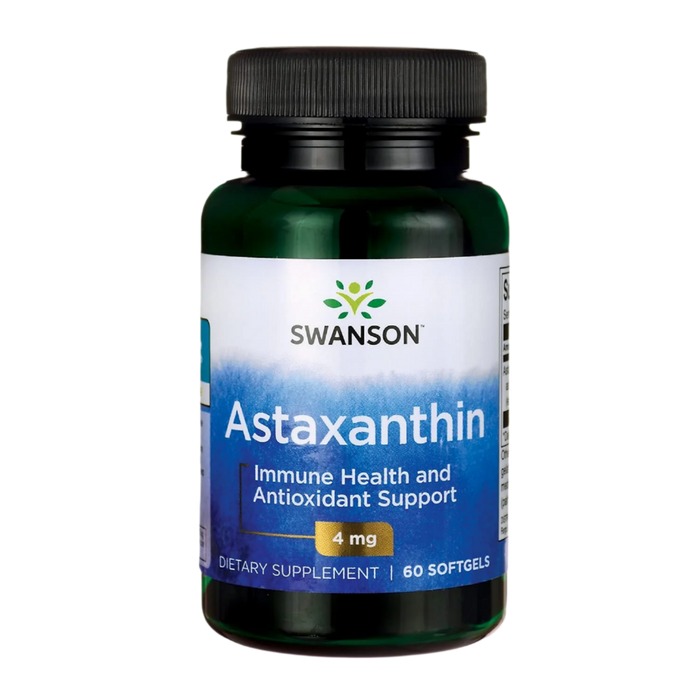 Swanson Astaxanthin, 4 mg – 60 Kapseln