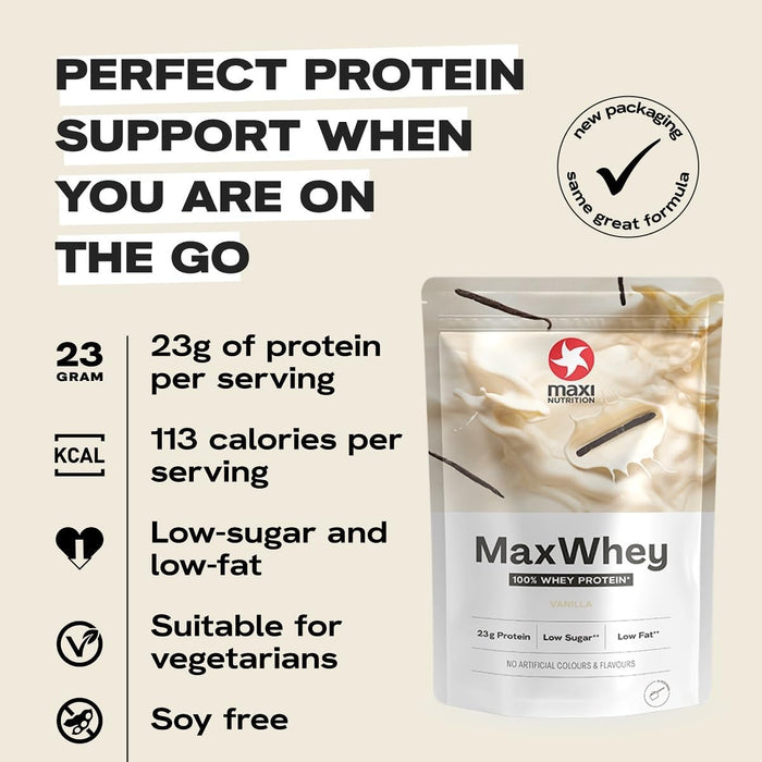 Maxi Nutrition Whey Powders 420g, 14 Servings