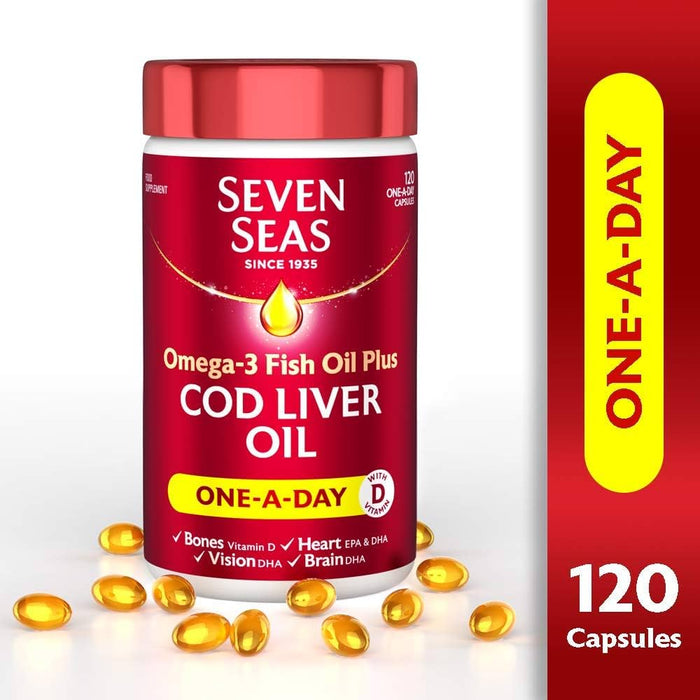 Seven Seas Cod Liver Oil 120 Capsules