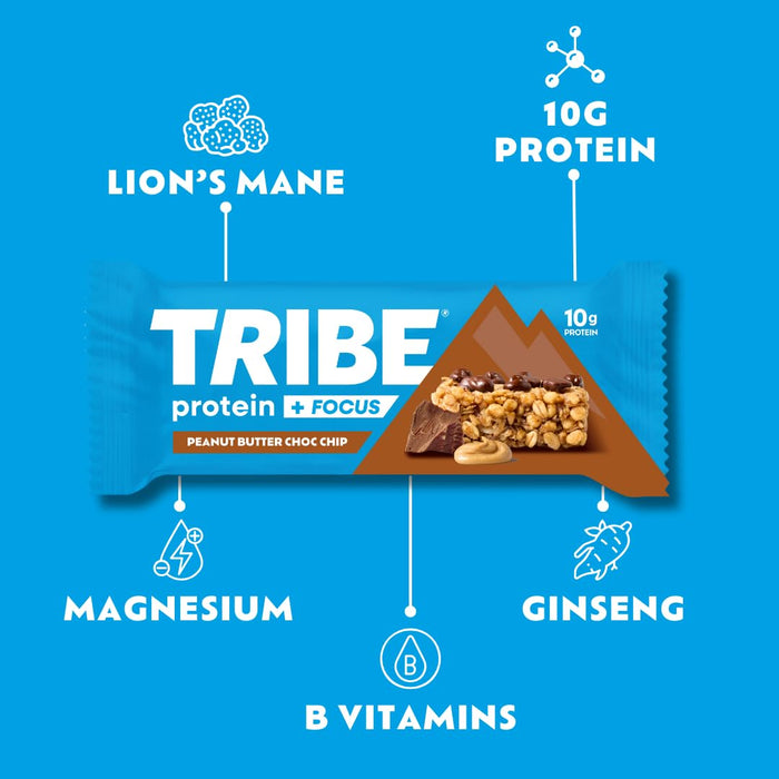 Tribe Protein + Focus Flapjack 12 x 60g