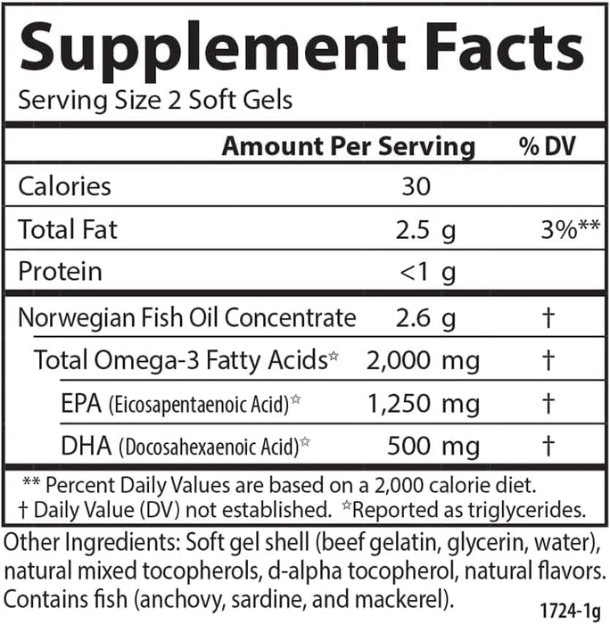 Carlson Labs Maximum Omega 2000 - 90 + 30 softgels