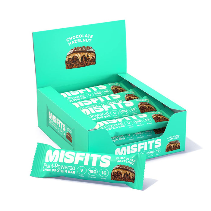 Barre protéinée végétalienne Misfits 12 x 45 g