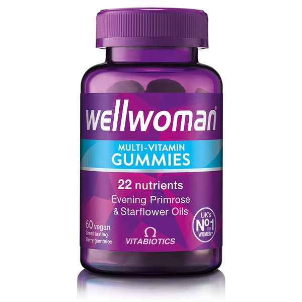 Vitabiotics Wellwoman Multi-Vitamin Natural Berry Flavour Vegan Gummies x 60 - Women at MySupplementShop by Vitabiotics