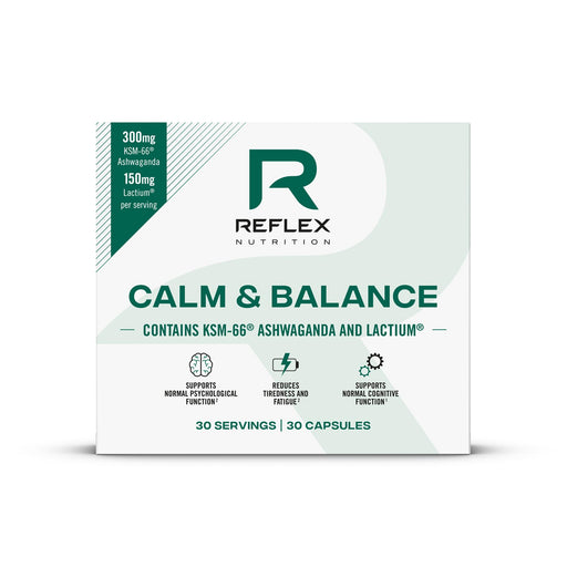 Reflex Nutrition Calm & Balance - 30 caps - Stress & Anxiety Relief at MySupplementShop by Reflex Nutrition