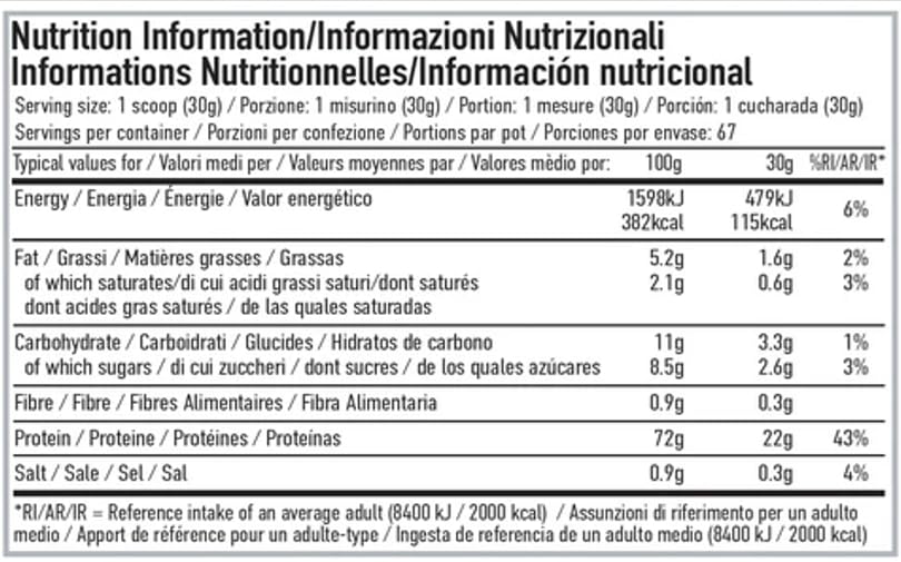 Per4m Advanced Whey Protein 2.01kg - Whey Proteins at MySupplementShop by PER4M Nutrition