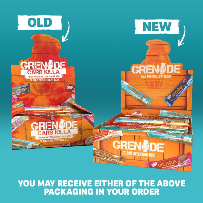 Grenade High Protein Low Sugar Bar 12 x 60g