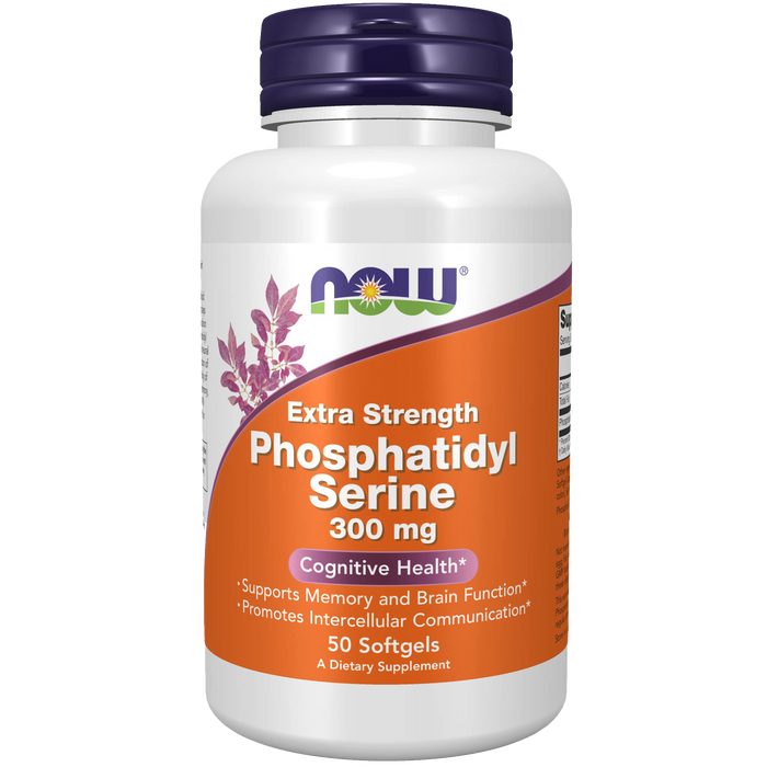 NOW Foods Phosphatidyl Serine, 300mg Extra Strength - 50 softgels