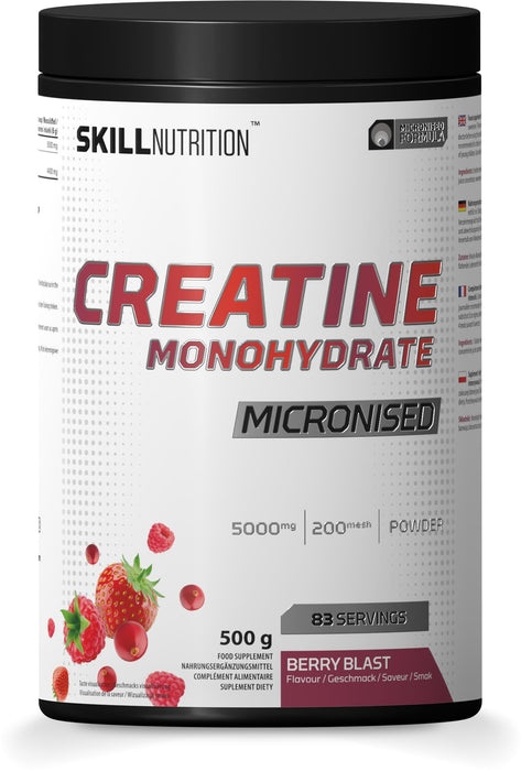 Skill Nutrition Micronised Creatine Monohydrate Flavoured 500g