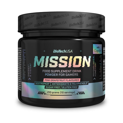 BioTechUSA Mission, Pink Grapefruit - 210 grams - Mental Focus and Memory at MySupplementShop by BioTechUSA