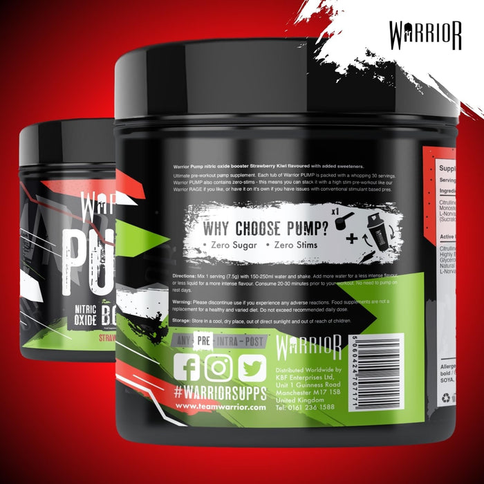 Warrior PUMP 225g Erdbeer-Kiwi