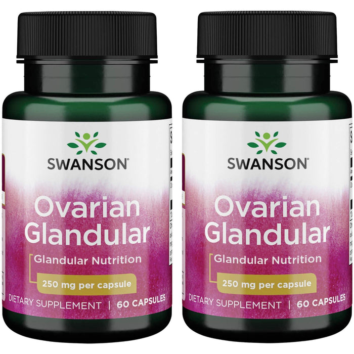 Swanson Ovarian Glandular, 250mg - 60 caps | High-Quality Maca | MySupplementShop.co.uk