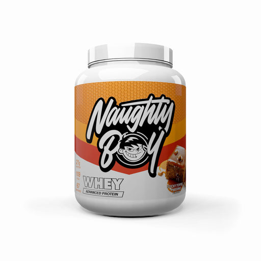 Naughty Boy Advanced Whey 2kg Sticky Toffee Pudding - Whey Proteins at MySupplementShop by Naughty Boy