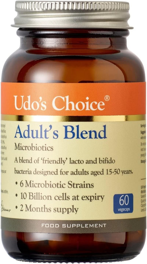 Udo&#039;s Choice Adults Blend Microbiotics 60 Vegecaps - Sports Nutrition at MySupplementShop by Udo&#039;s Choice