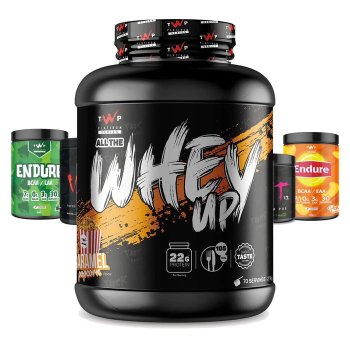 TWP All The Whey Up 21kg (Caramel Popcorn) - Whey Protein at MySupplementShop by TWP