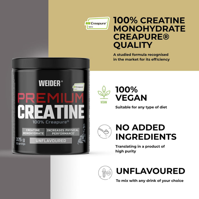 Weider Premium Creatine 375g - Creatine at MySupplementShop by Weider