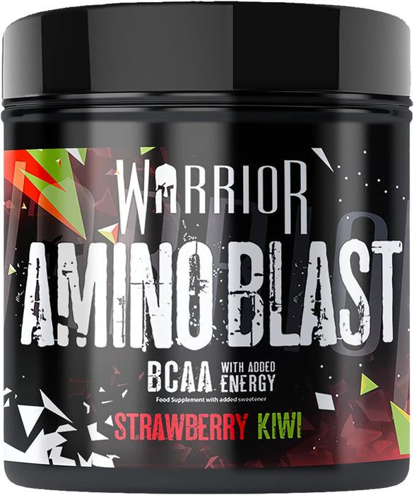 Warrior Amino Blast – 270 g – verzweigtkettiges Aminosäurepulver (BCAA) – hilft beim Aufbau schlanker Muskeln und beschleunigt die Regeneration (Grape Bubblegum)