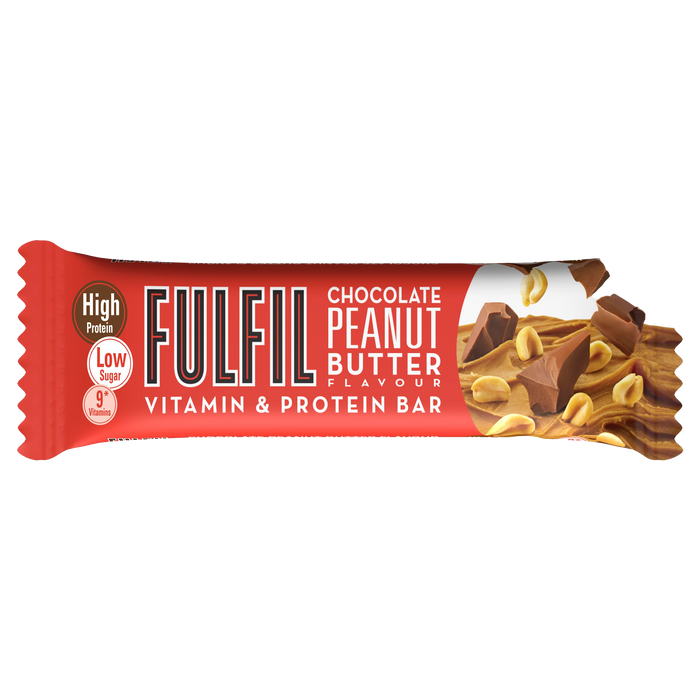 Fulfil Nutrition Vitamin Protein Bar 15x55g Chocolate Peanut Butter