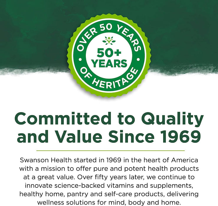 Swanson Full Spectrum Spearmint Leaf, 400 mg – 60 Kapseln