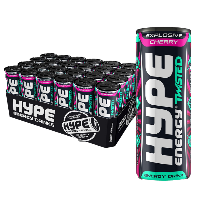 Hype Energy Drinks  24x250ml - Flavor-Packed Performance Boosters