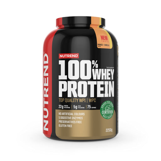 Nutrend 100% Whey Protein, Mango + Vanilla 2250g - Whey Proteins at MySupplementShop by Nutrend