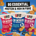 UFIT Crunchers 18x35g Sea Salt & Vinegar Best Value Food at MYSUPPLEMENTSHOP.co.uk