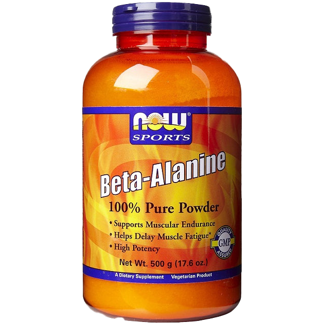 NOW Foods Beta Alanine, 2000mg (Powder) - 500g