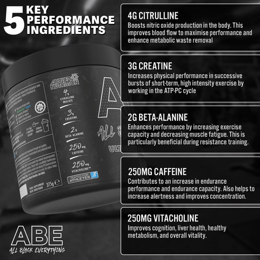 Applied Nutrition ABE - All Black Everything, Ultimate Pre-Workout - Nutritional Supplement at MySupplementShop by Applied Nutrition