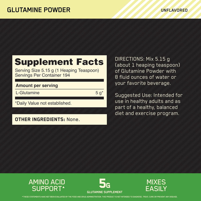 Optimum Nutrition Glutaminpulver 1 kg