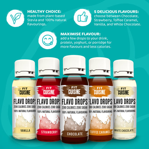 Applied Nutrition Fit Cuisine Flavo Drops 38ml - Natural at MySupplementShop by Fit Cuisine