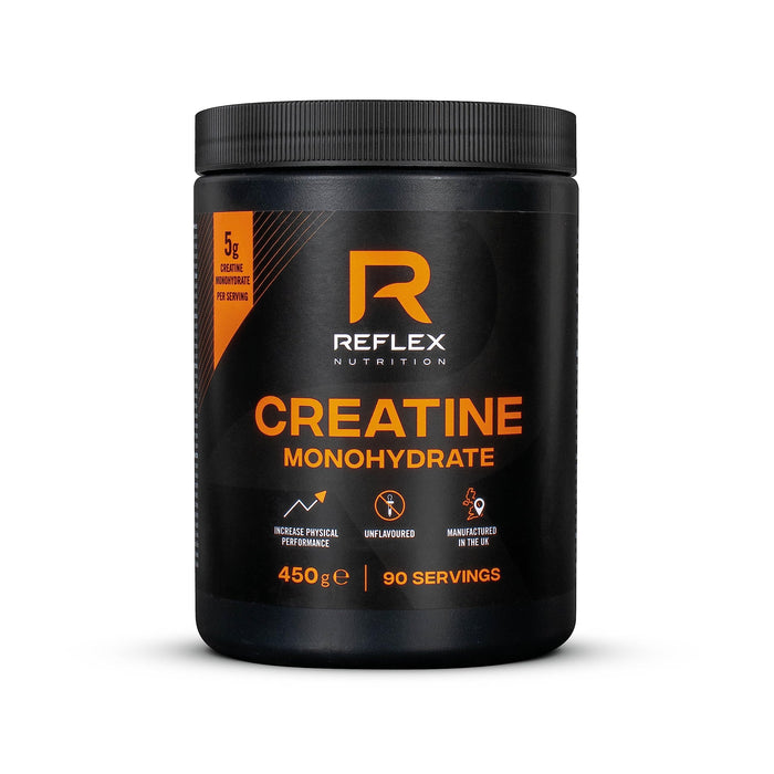 Reflex Nutrition Creatine Monohydrate Powder 450G Best Value Nutritional Supplement at MYSUPPLEMENTSHOP.co.uk