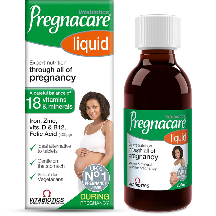 Vitabiotics Pregnacare Liquid - 200ml - Pregnancy at MySupplementShop by Vitabiotics