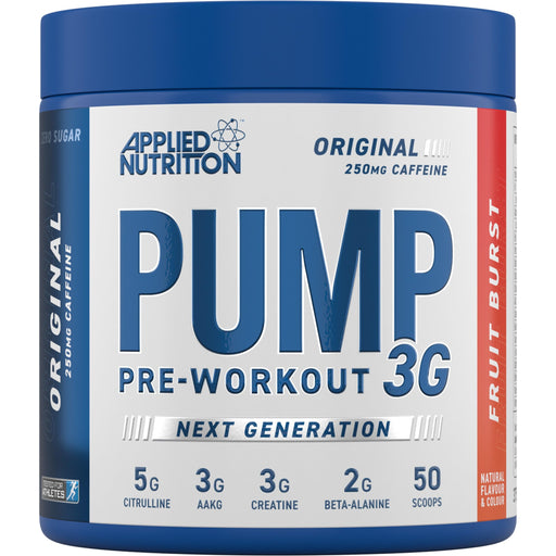 Pump 3G Pre-Workout, Fruit Burst (EAN 5056555204962) - 375g