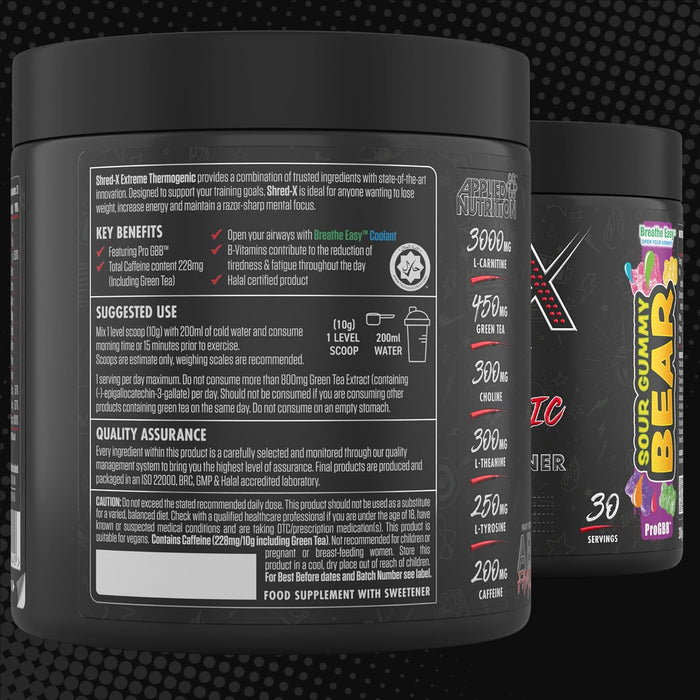 Applied Nutrition Shred X Fat Burner 300g (30 Servings)