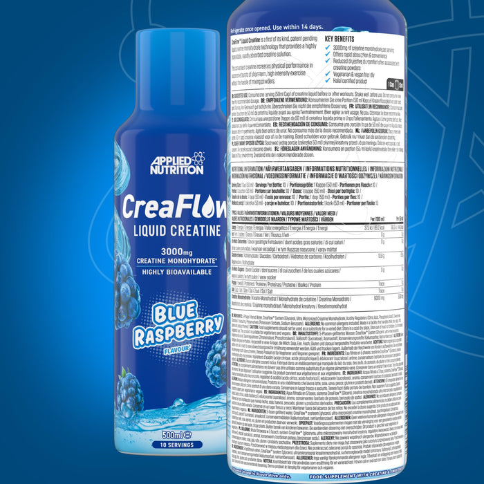 Applied Nutrition Liquid CreaFlow™ Pure Liquid Creatine 500ml 10 Servings - Creatine Liquid at MySupplementShop by Applied Nutrition