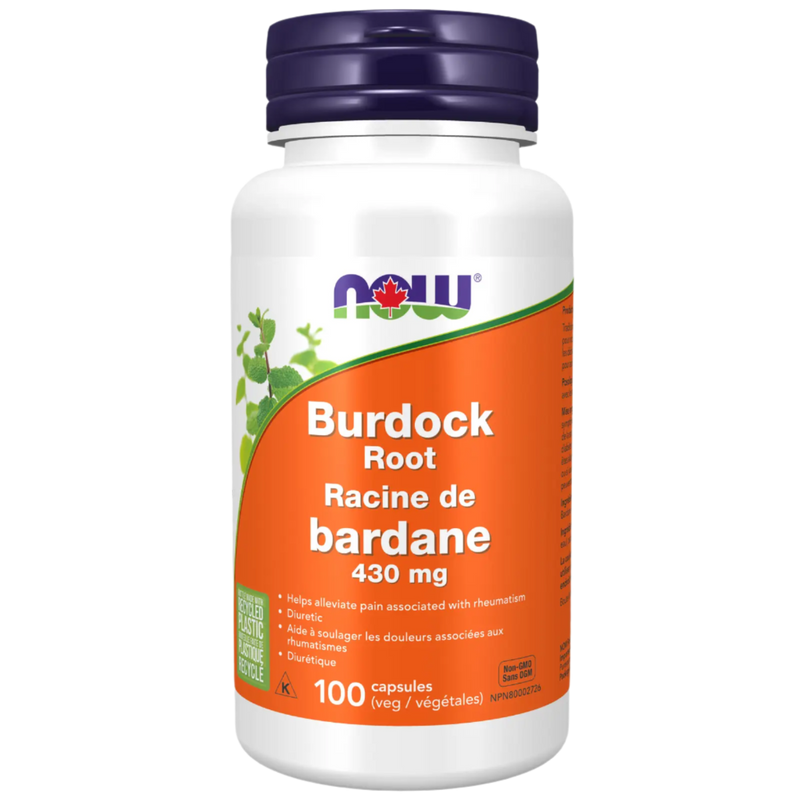 NOW Foods Burdock Root, 430mg - 100 capsules