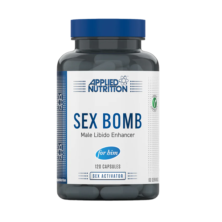 Applied Nutrition Sex Bomb Male Libido Enhancer 120 Veg Caps | High-Quality Vitamins & Supplements | MySupplementShop.co.uk