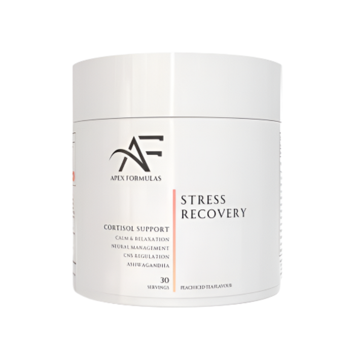 Apex Formulas Stress Recovery 300g Peach Iced tea Flavour | Ashwagandha, Magnesium & Antioxidants