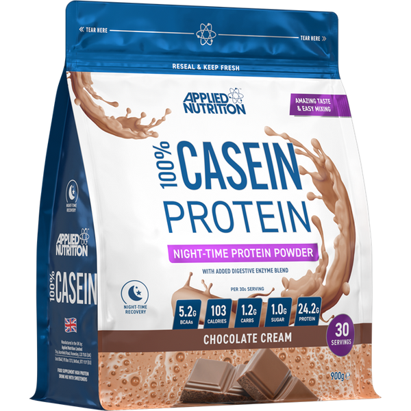 Applied Nutrition Casein 900g - Chocolate - Casein Proteins at MySupplementShop by Applied Nutrition