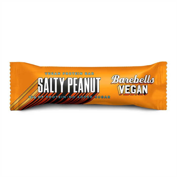 Barebells Vegan Protein Bar 12x55g - Salty Peanut - Protein Bars at MySupplementShop by Barebells