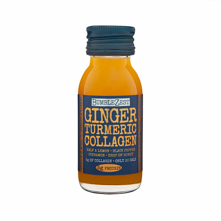 BumbleZest Shots 10x60ml Ginger Tumeric Collagen - Sports Nutrition at MySupplementShop by BumbleZest