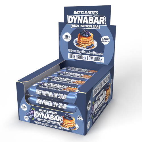 Battle Bites Dynabars – High Protein, Low Sugar Snack Bars – All Flavours Available – 12 x 60g