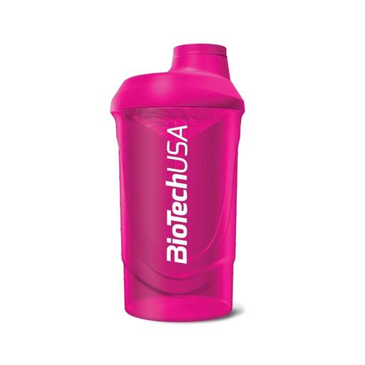 Biotech USA Shaker Wave Neon 600ml - Pink - Shaker at MySupplementShop by BioTechUSA